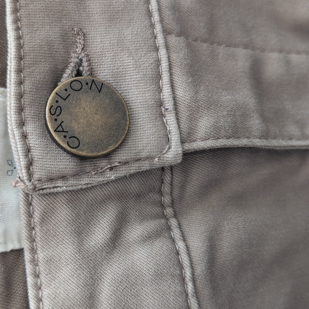 Nordstrom Caslon Khaki tan Chino Pants Size 10 - Picture 8 of 10